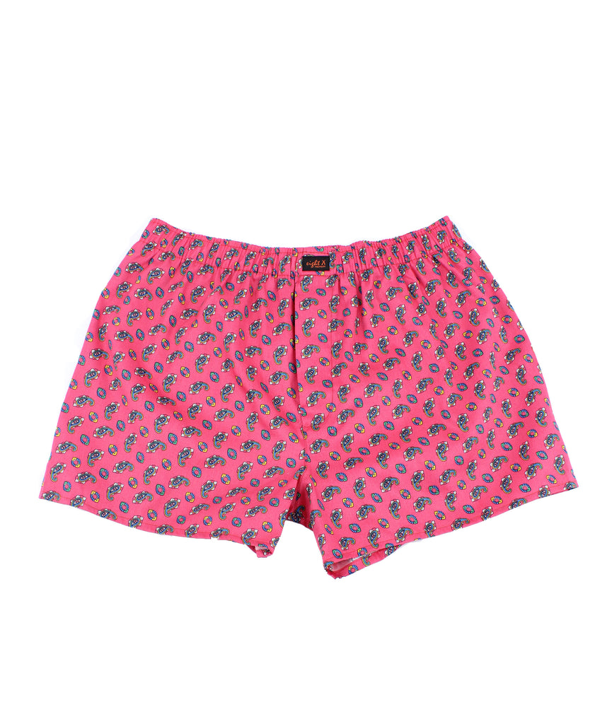 Fuchsia Paisley Boxers Boxers EightX   