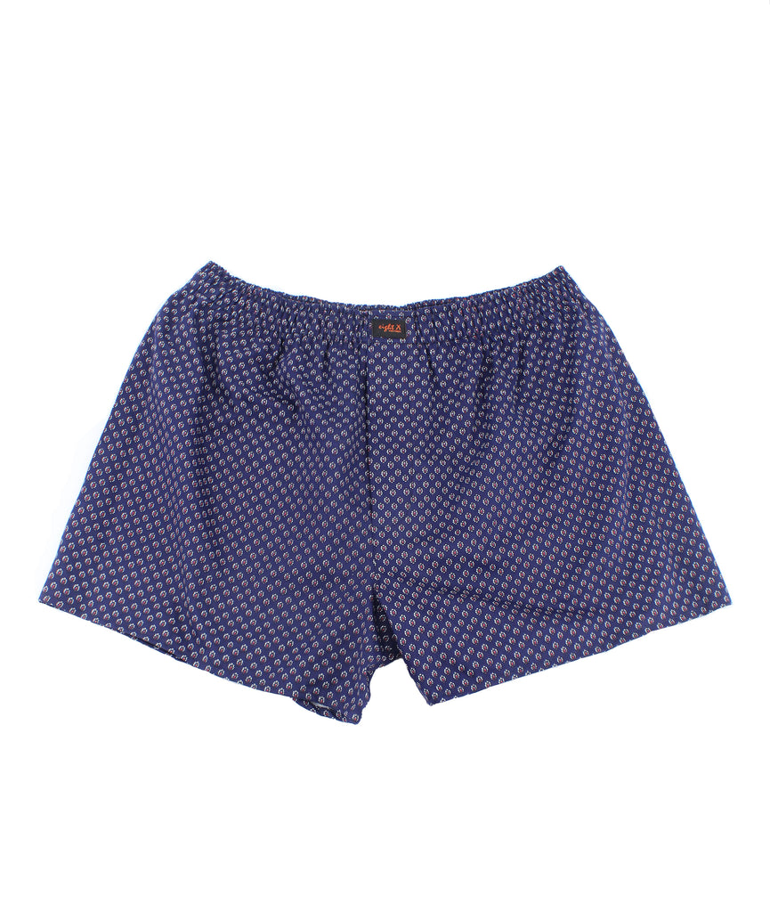 Navy Print Boxers Boxers EightX   