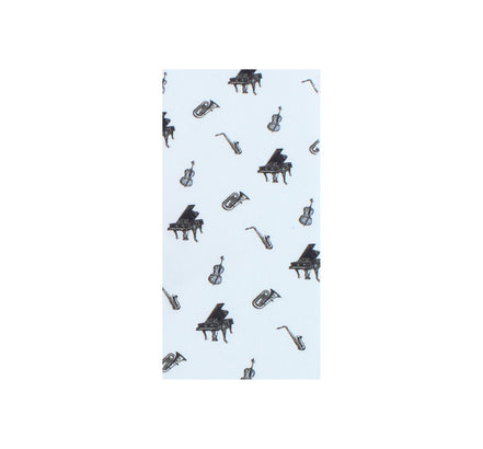 White Jazz Print Boxers Boxers EightX   