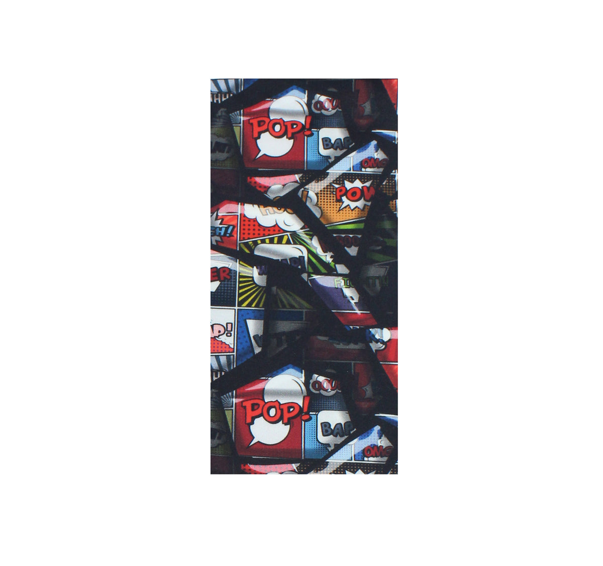 Black Comic Book Print Boxers Boxers EightX   