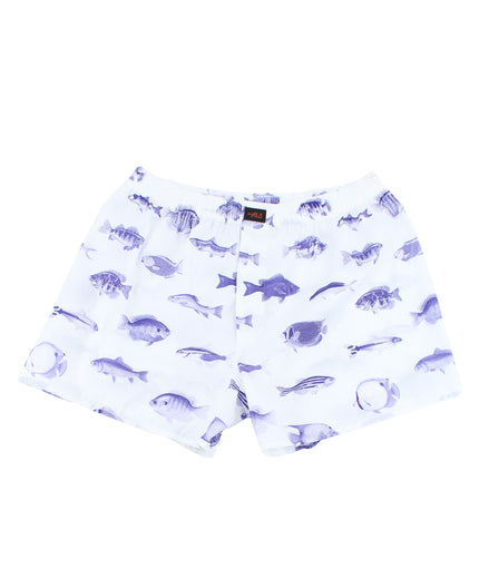 Fish Print Boxers Boxers EightX   