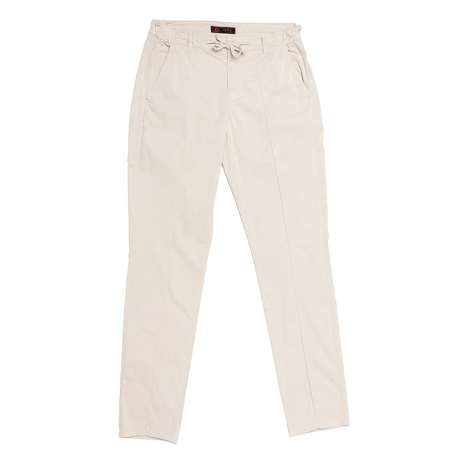 Chino Pants w/ Drawstring Waist - Staple Beige Chino Pants Eight-X   
