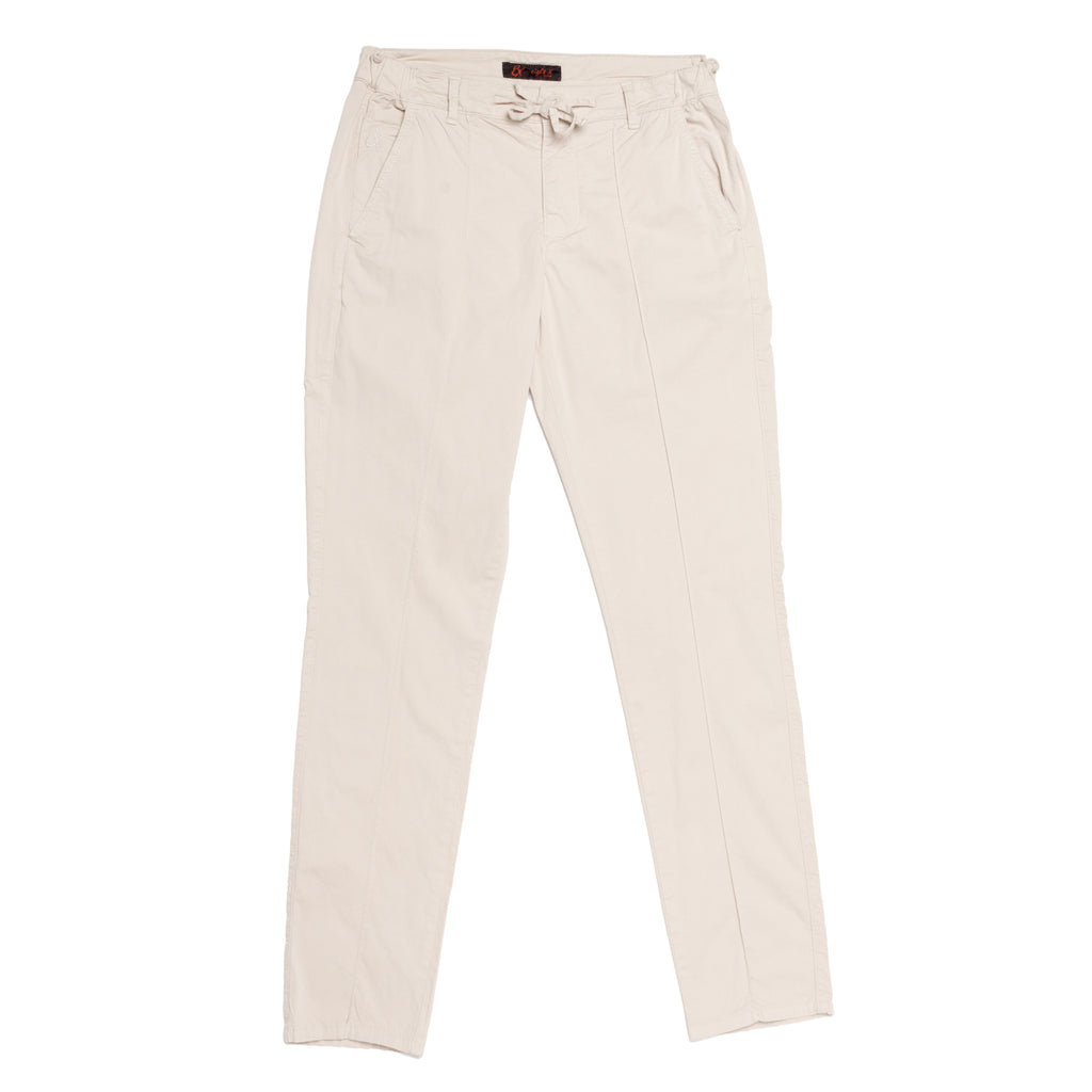 Chino Pants w/ Drawstring Waist - Staple Beige Chino Pants Eight-X   