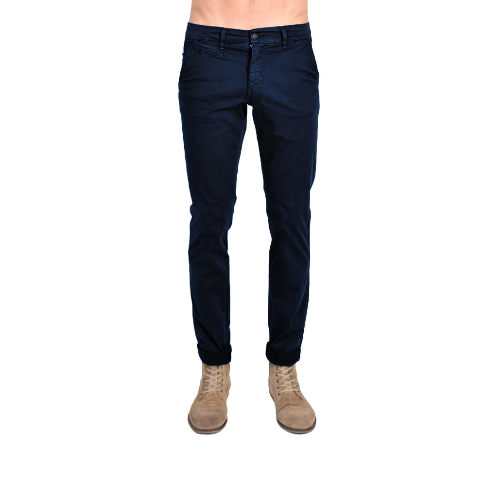 Slim Fit Chino Pants - Navy Chino Pants Eight-X NAVY 29 
