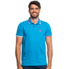 Monaco FROG Slim Fit Polo - Blue Knit Polos Eight-X