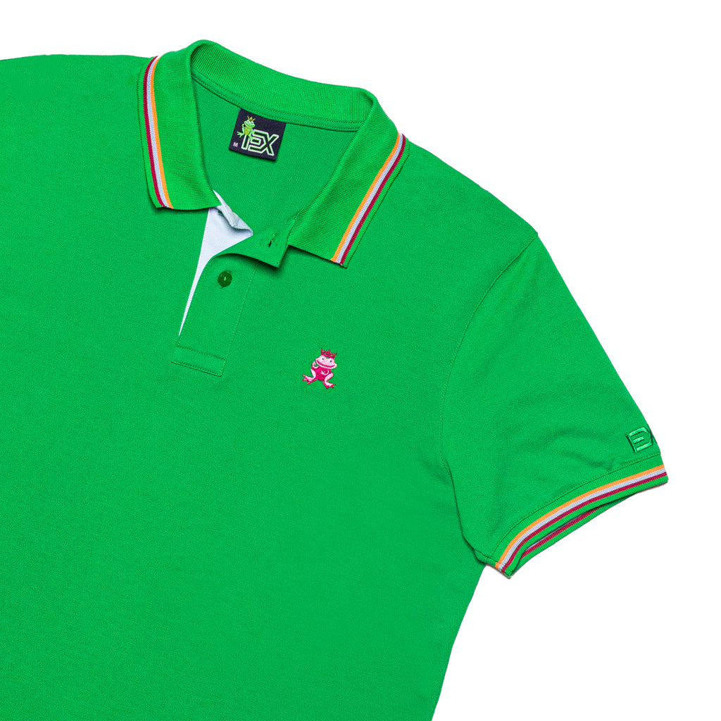 Corsica FROG Slim Fit Polo - Green Polos Eight-X   