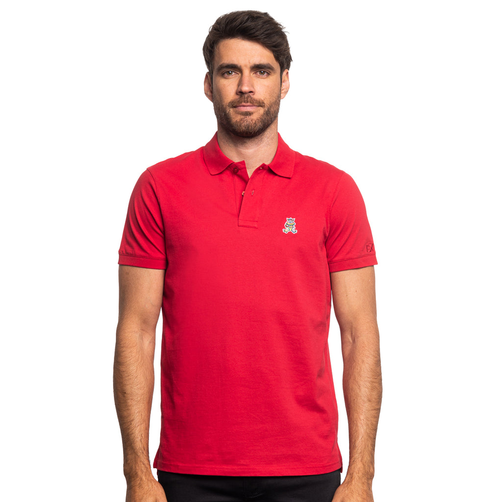 Cannes FROG Slim Fit Polo - Red Polos Eight-X   