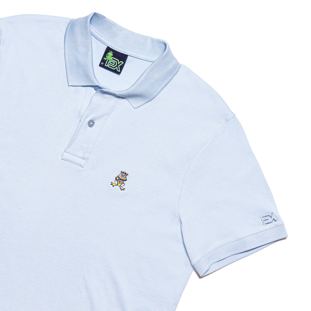 Cannes FROG Slim Fit Polo - Light Blue Polos Eight-X   