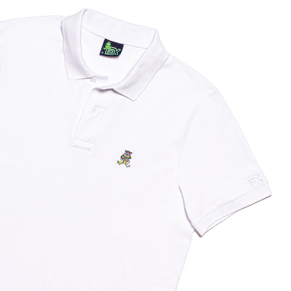 Cannes FROG Slim Fit Polo - White Polos Eight-X