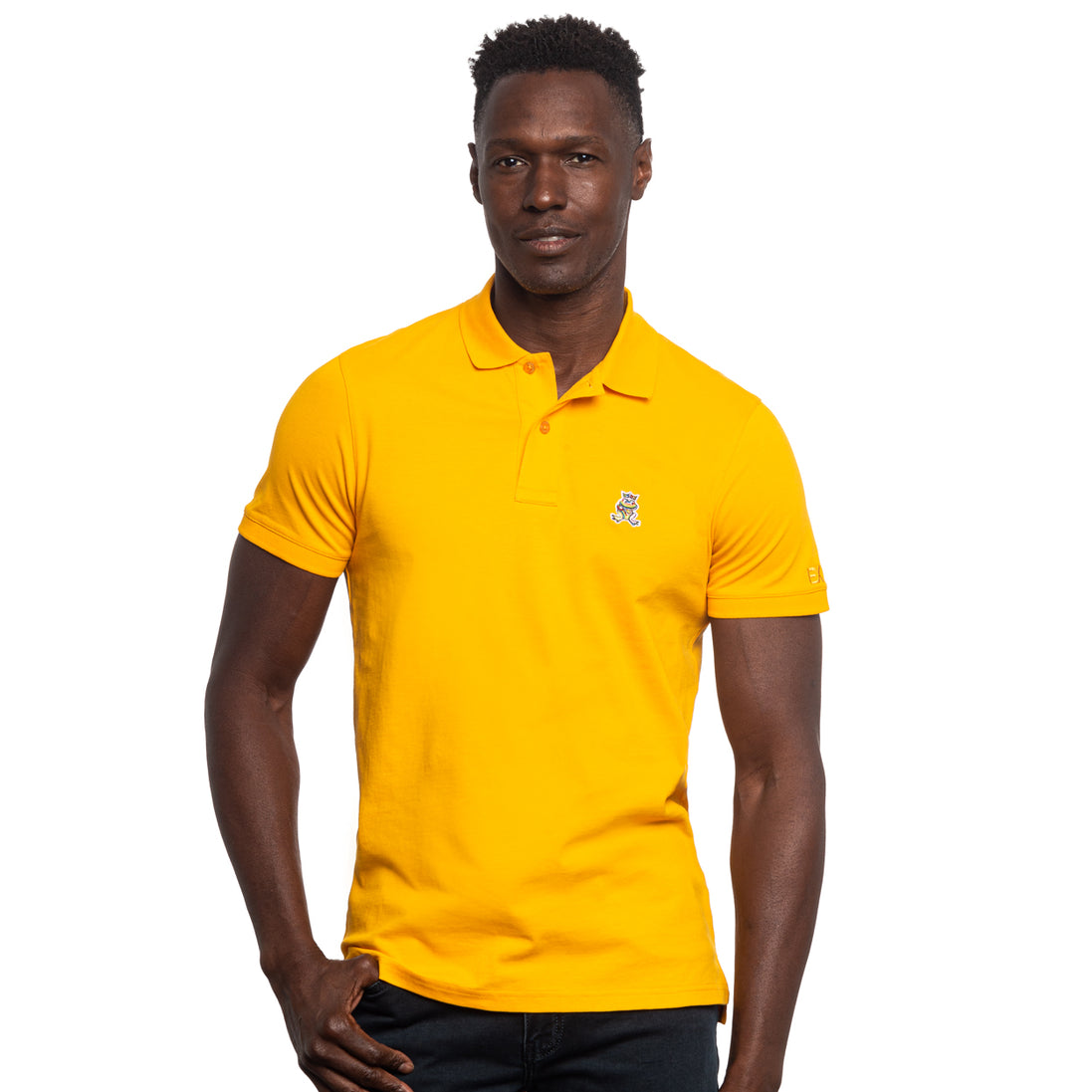 Cannes FROG Slim Fit Polo - Yellow Polos Eight-X