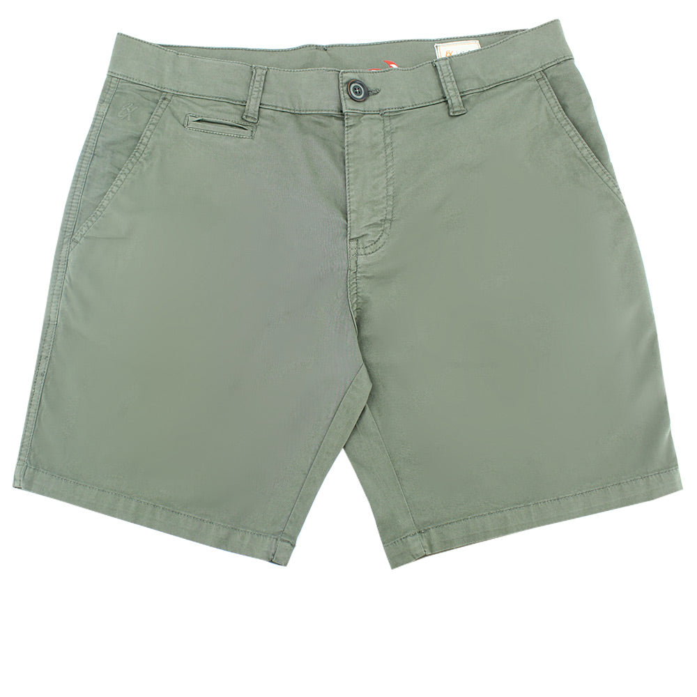 Olive Slim Fit Chino Shorts Chino Shorts Eight-X   