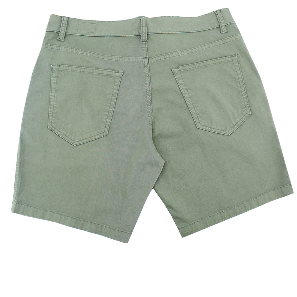 Olive Slim Fit Chino Shorts Chino Shorts Eight-X   