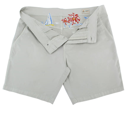 Beige Slim Fit Chino Shorts Chino Shorts Eight-X   