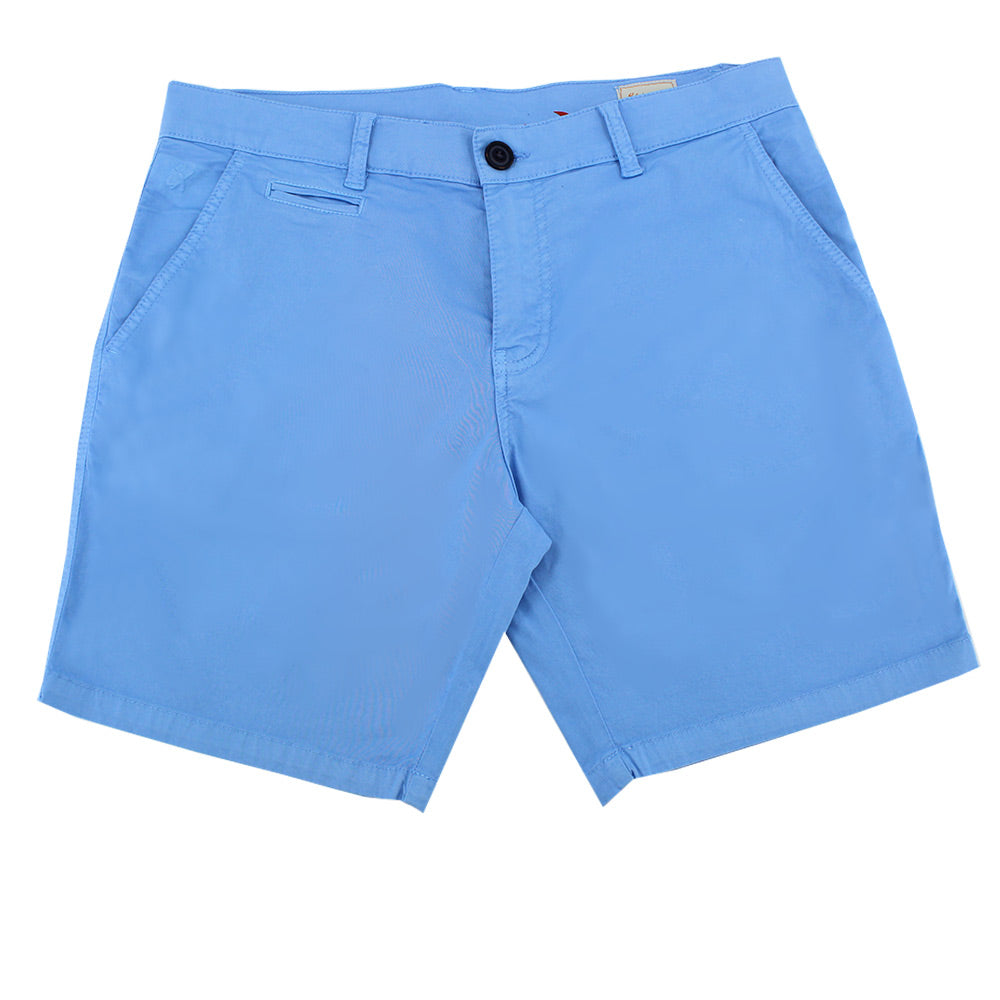 Blue Slim Fit Chino Shorts Chino Shorts Eight-X   