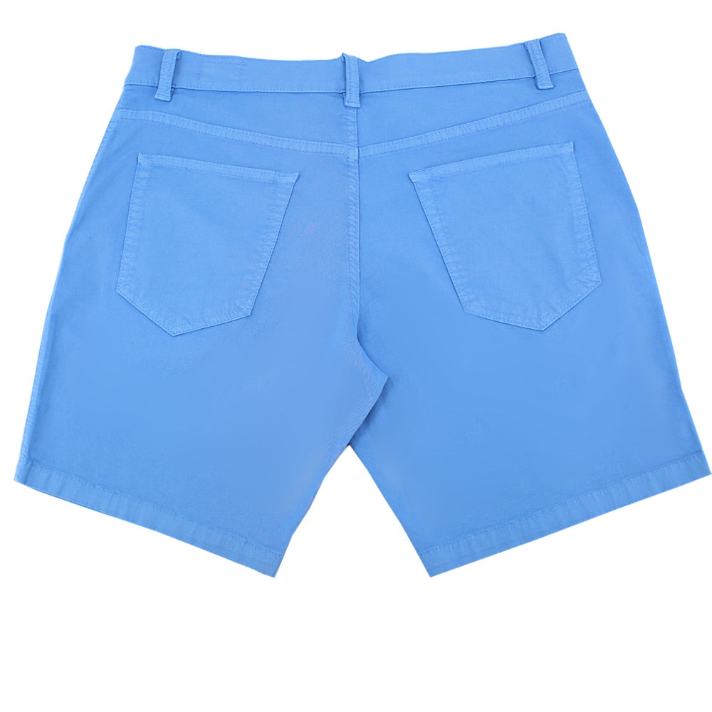 Blue Slim Fit Chino Shorts Chino Shorts Eight-X   