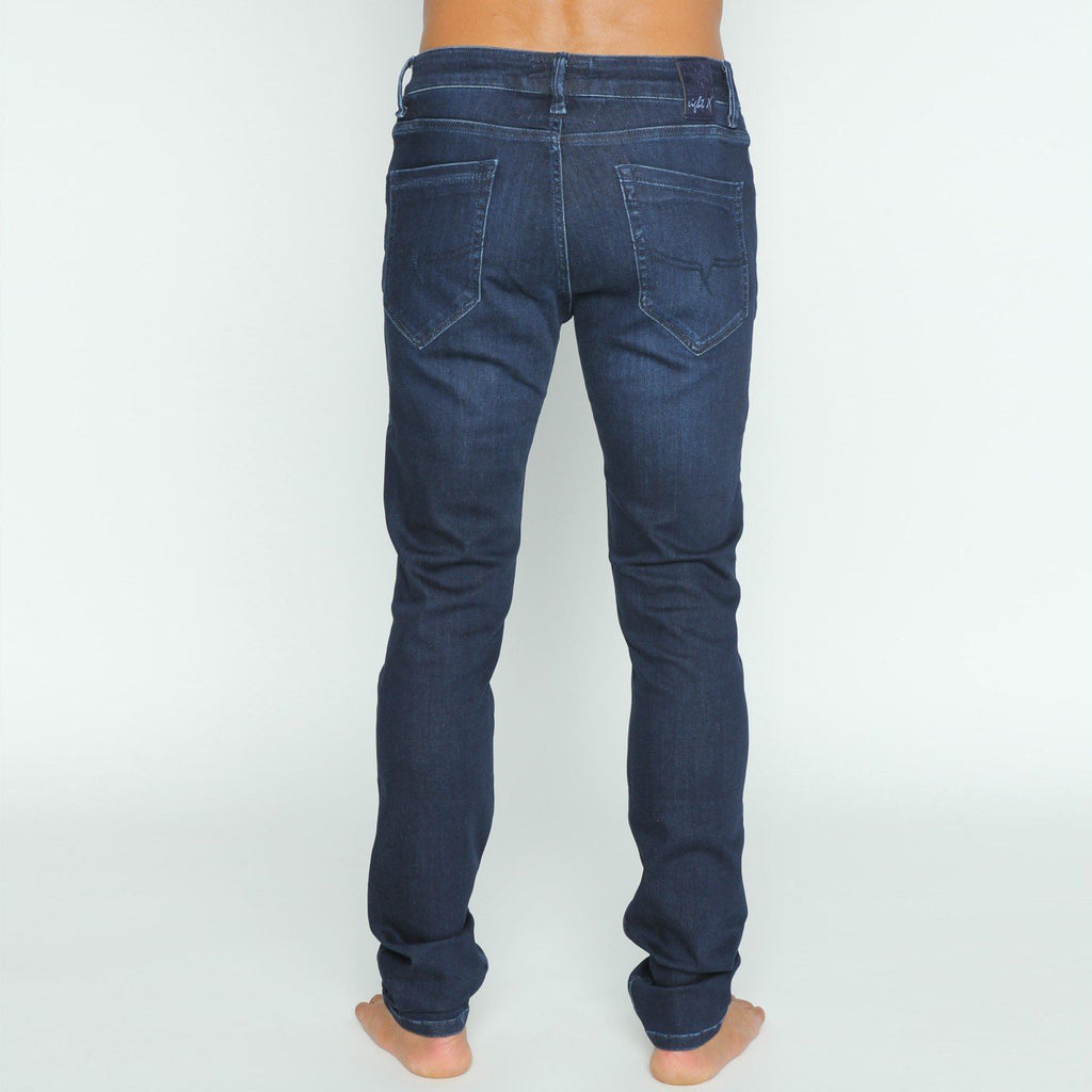 Eight-X | Designer Menswear | Slim Fit Stretch Dark Denim Jeans