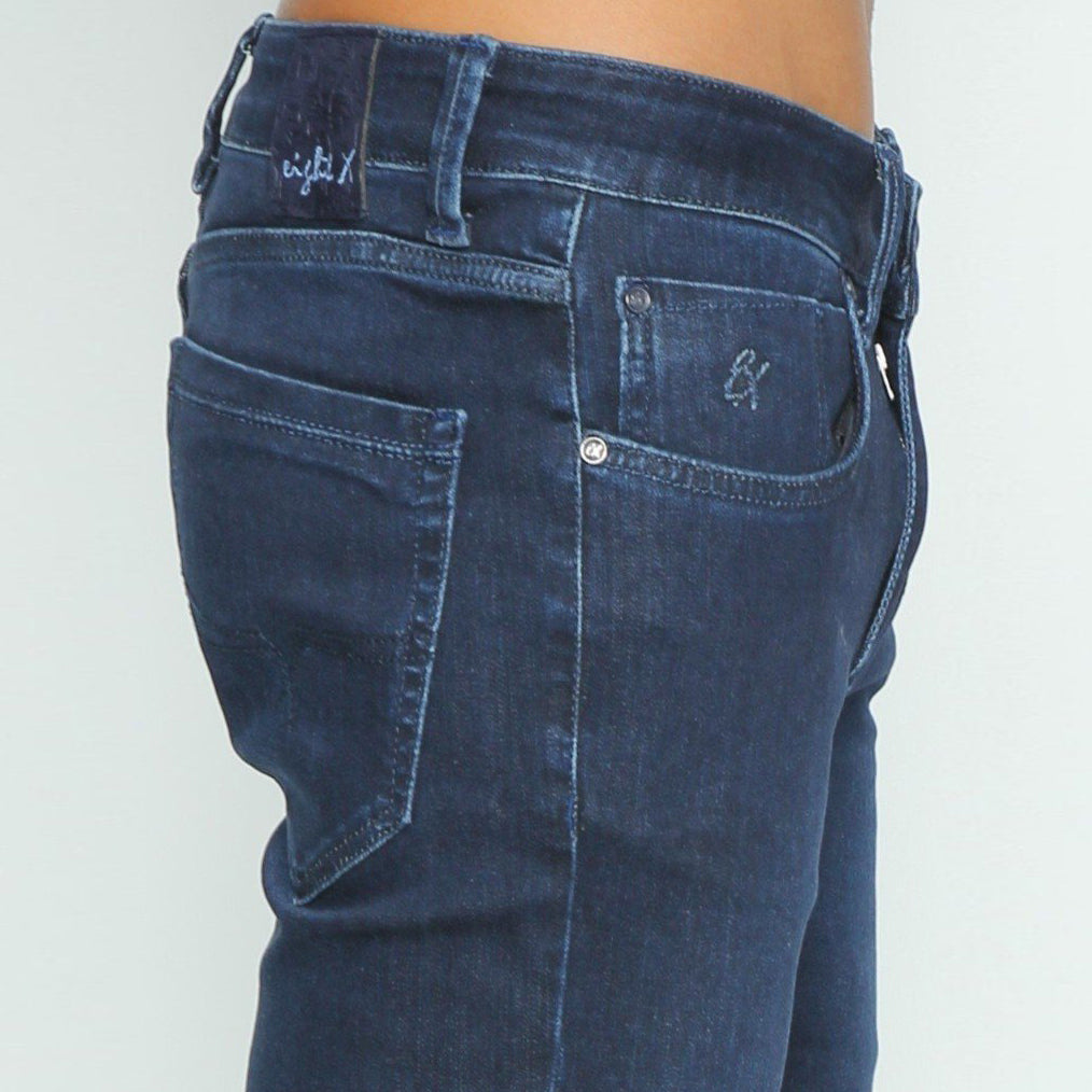Slim Fit Stretch Dark Denim Jeans #EIG-29 Off Price Jeans EightX NAVY 29 