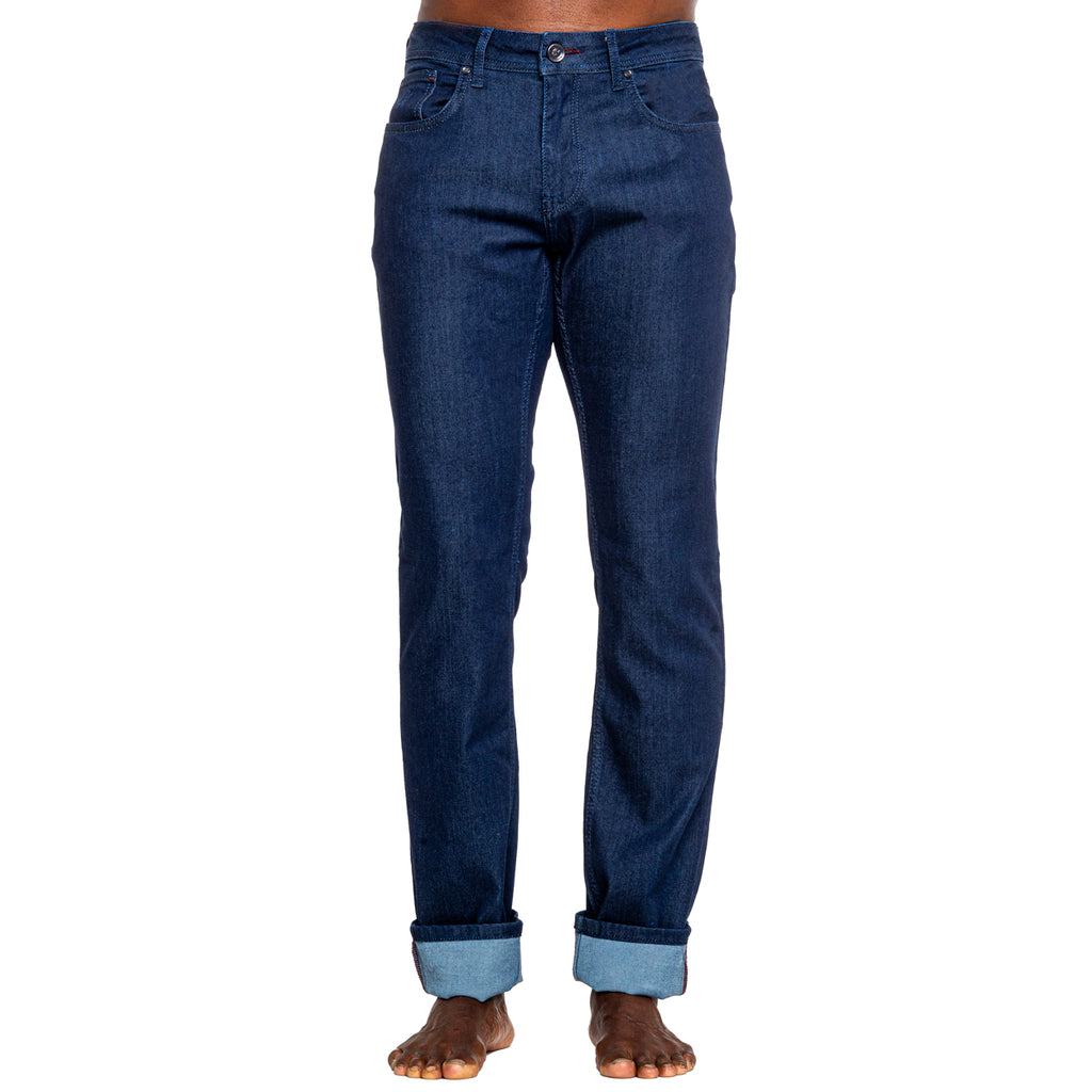 For the Forest Eco-Friendly Slim Fit Jeans - Navy Jeans EightX   