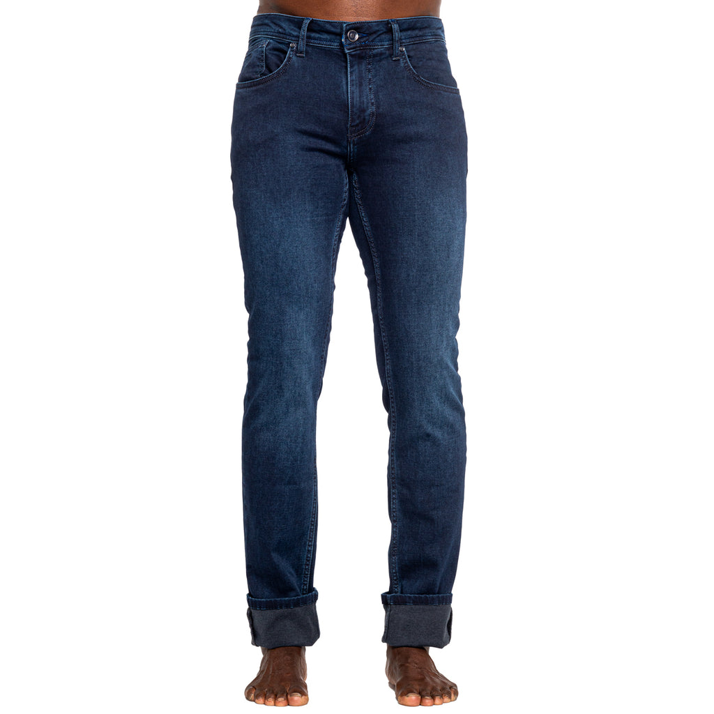 Navy Slim Fit Jeans Jeans EightX   