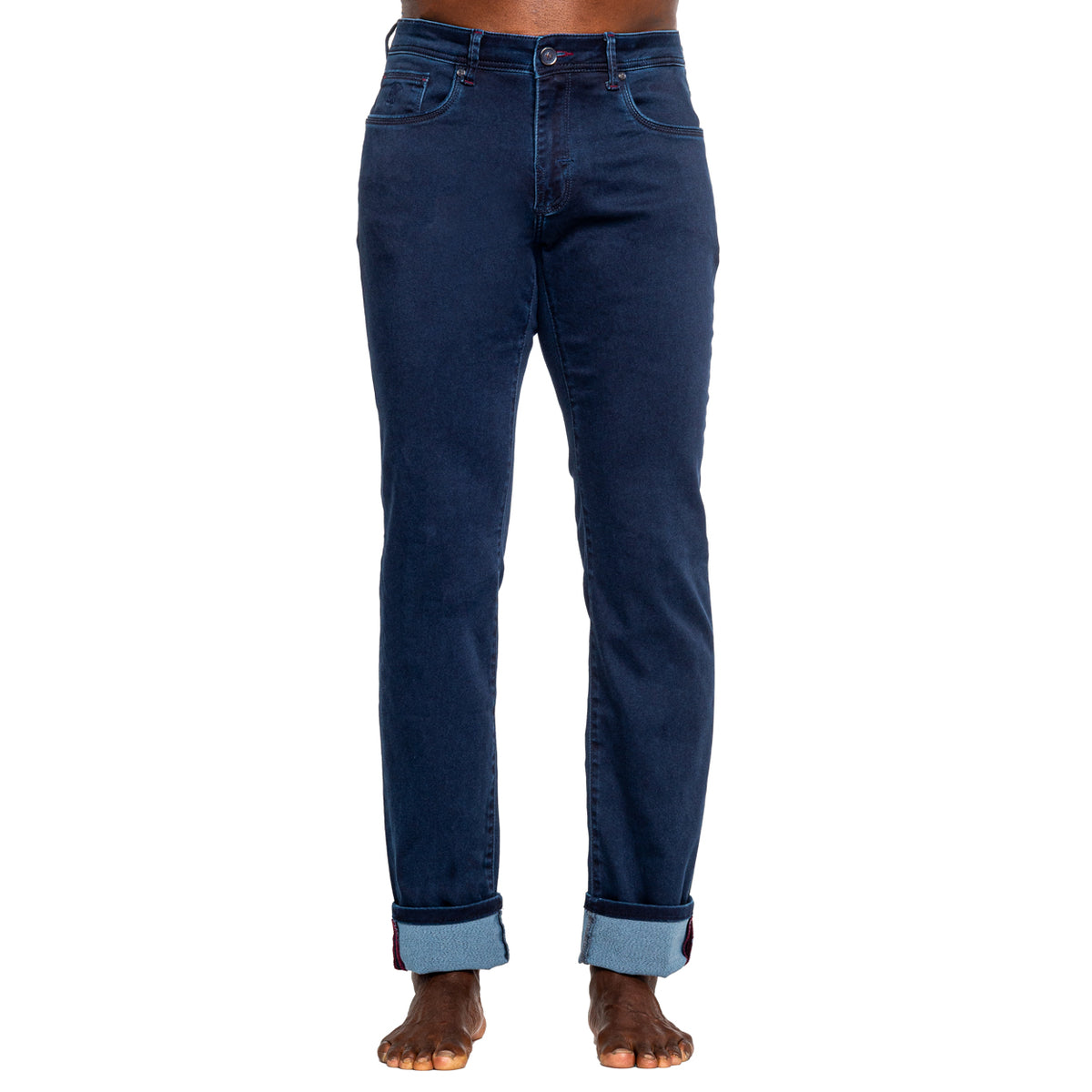 Navy Super Stretch Slim Fit Jeans - 34