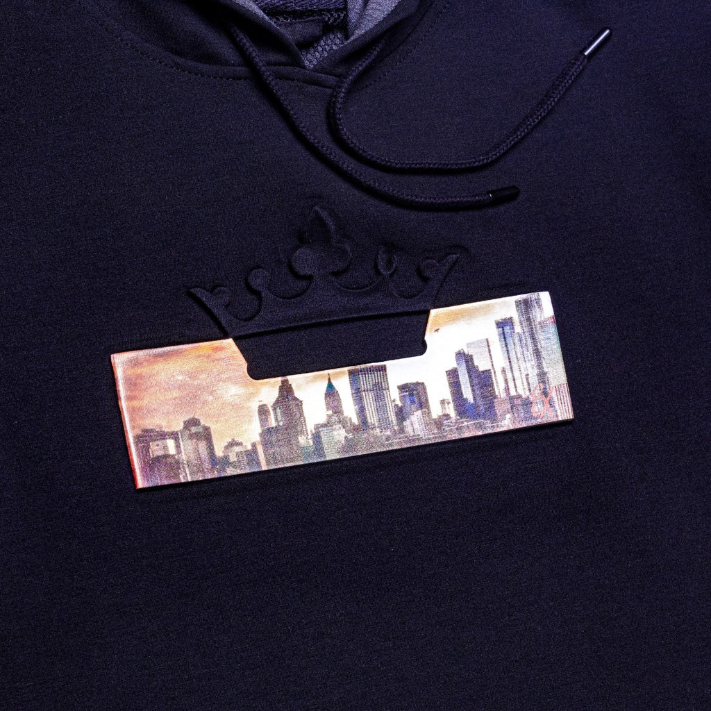 Crown City Hoodie - Navy Sweatshirts Eight-X   