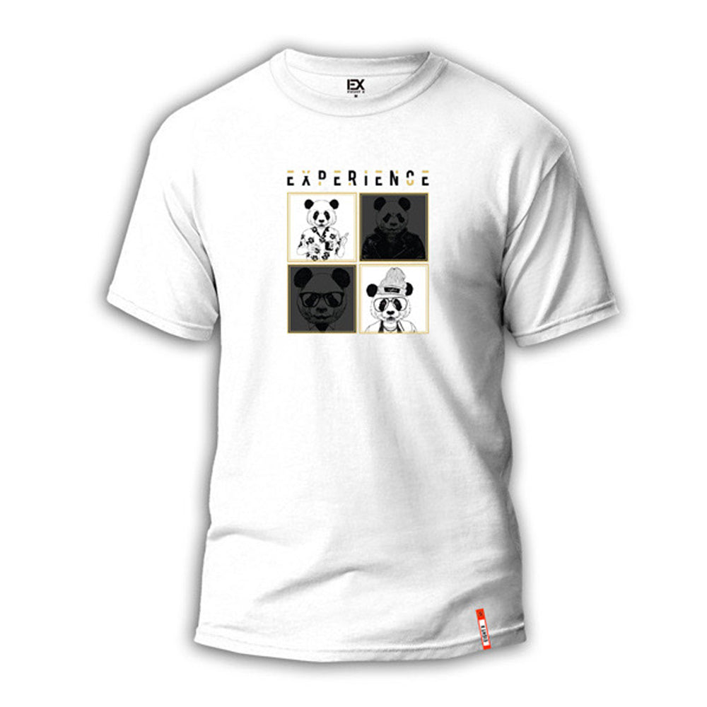Experience 8X Street T-Shirt - White Graphic T-Shirts Eight-X   
