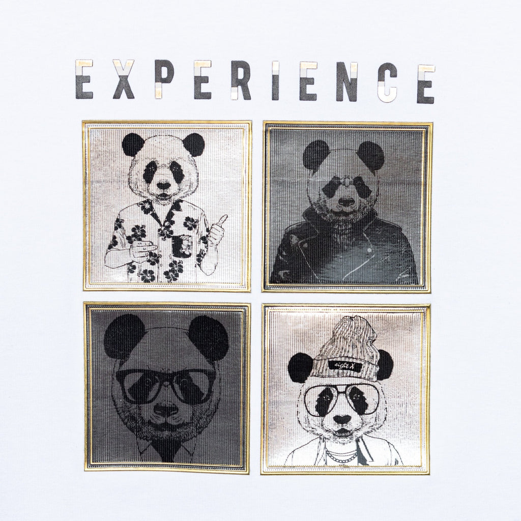 Experience 8X Street T-Shirt - White Graphic T-Shirts Eight-X   