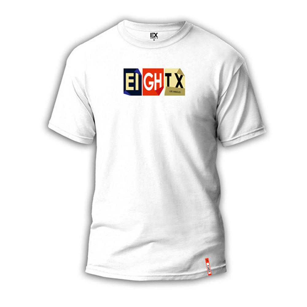 Folds 8X Street T-Shirt - White Graphic T-Shirts Eight-X   
