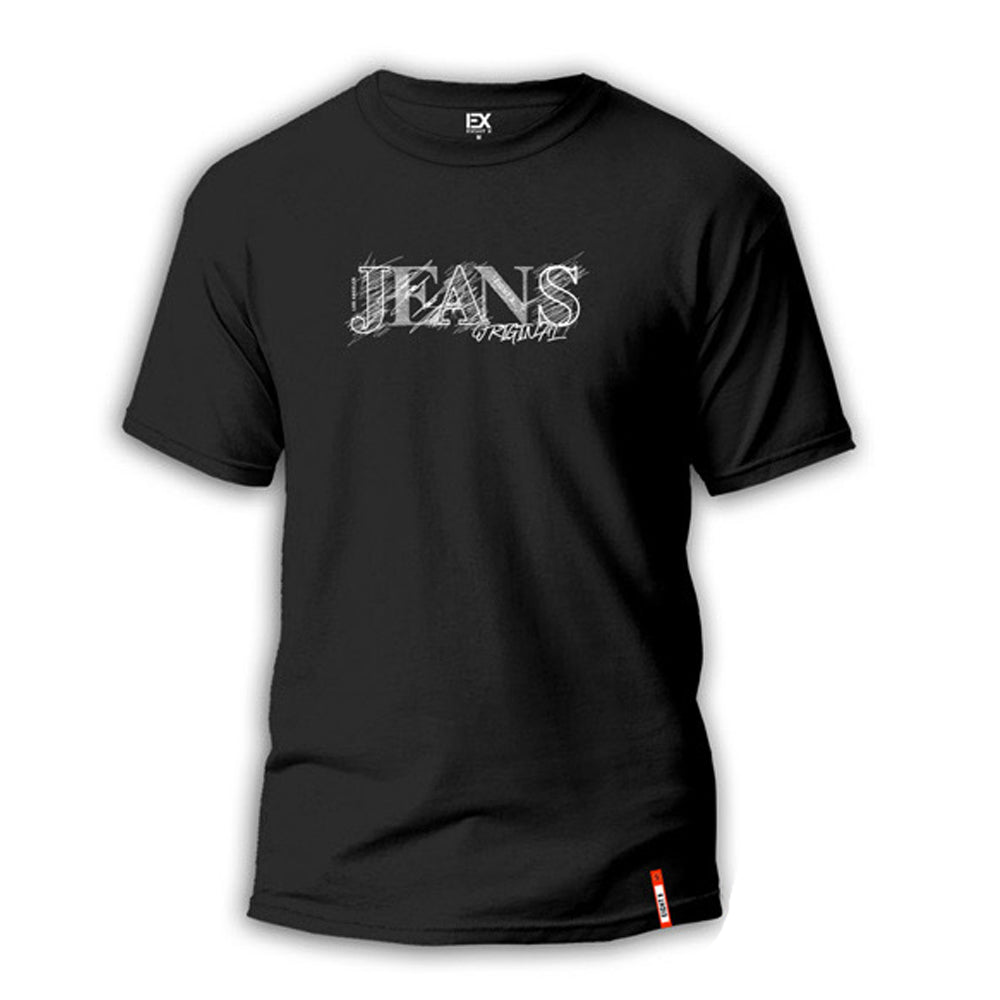 Jeans 8X Street T-Shirt - Black Graphic T-Shirts Eight-X   