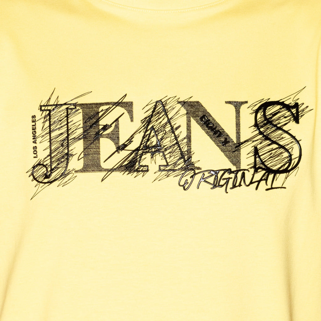 Jeans 8X Street T-Shirt - Yellow Graphic T-Shirts Eight-X   