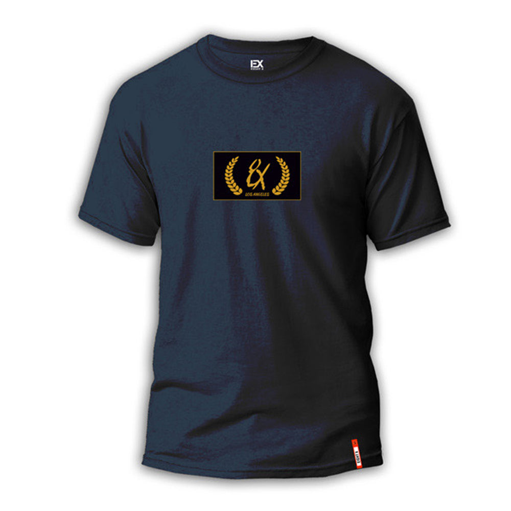 Award Tour 8X Street T-Shirt - Navy Graphic T-Shirts Eight-X   