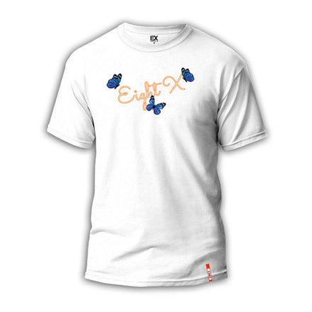 The Meadow 8X Street T-Shirt - White Graphic T-Shirts Eight-X   