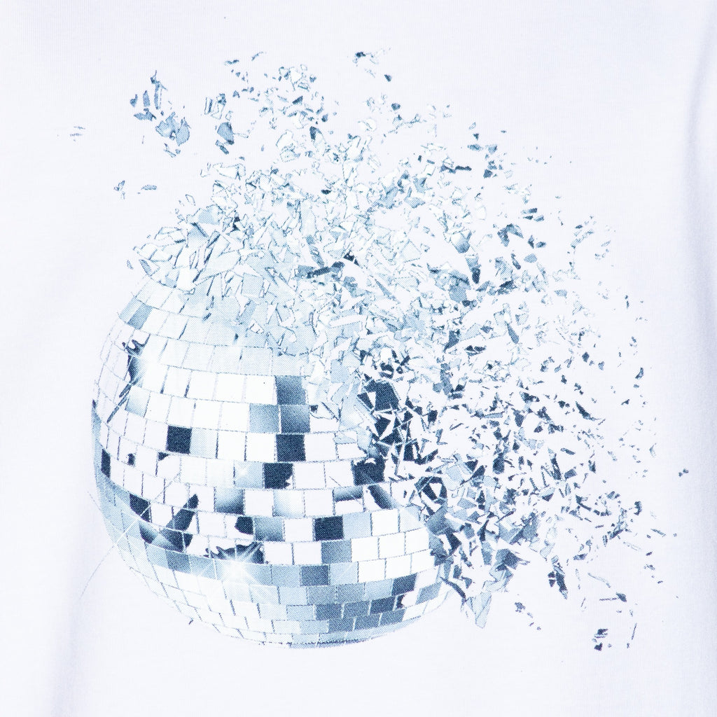 Disco Damage 8X Street T-Shirt - Whtie Graphic T-Shirts Eight-X   