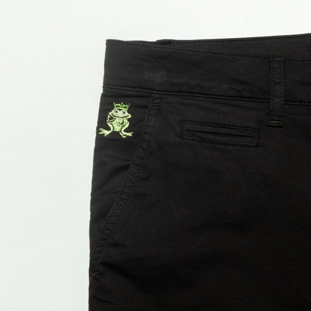 Black FROG Chino Shorts Chino Shorts Eight-X   