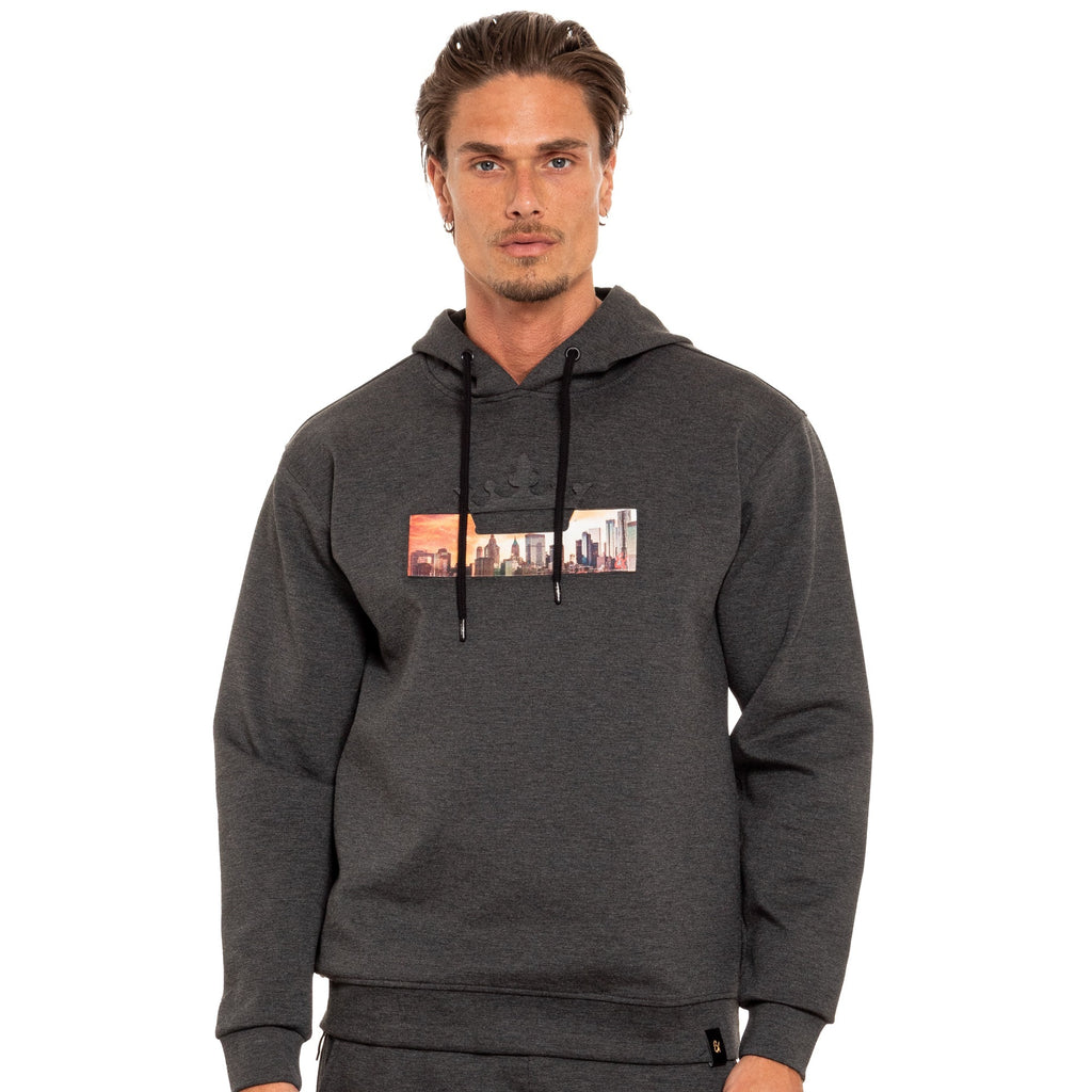 Crown City Hoodie - Grey Sweatshirts Eight-X   