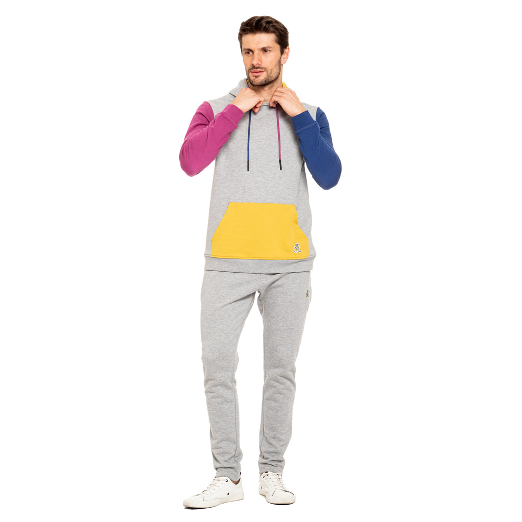 FROG Color Block Leisure Sweatpants - Grey Sweatpants Eight-X   