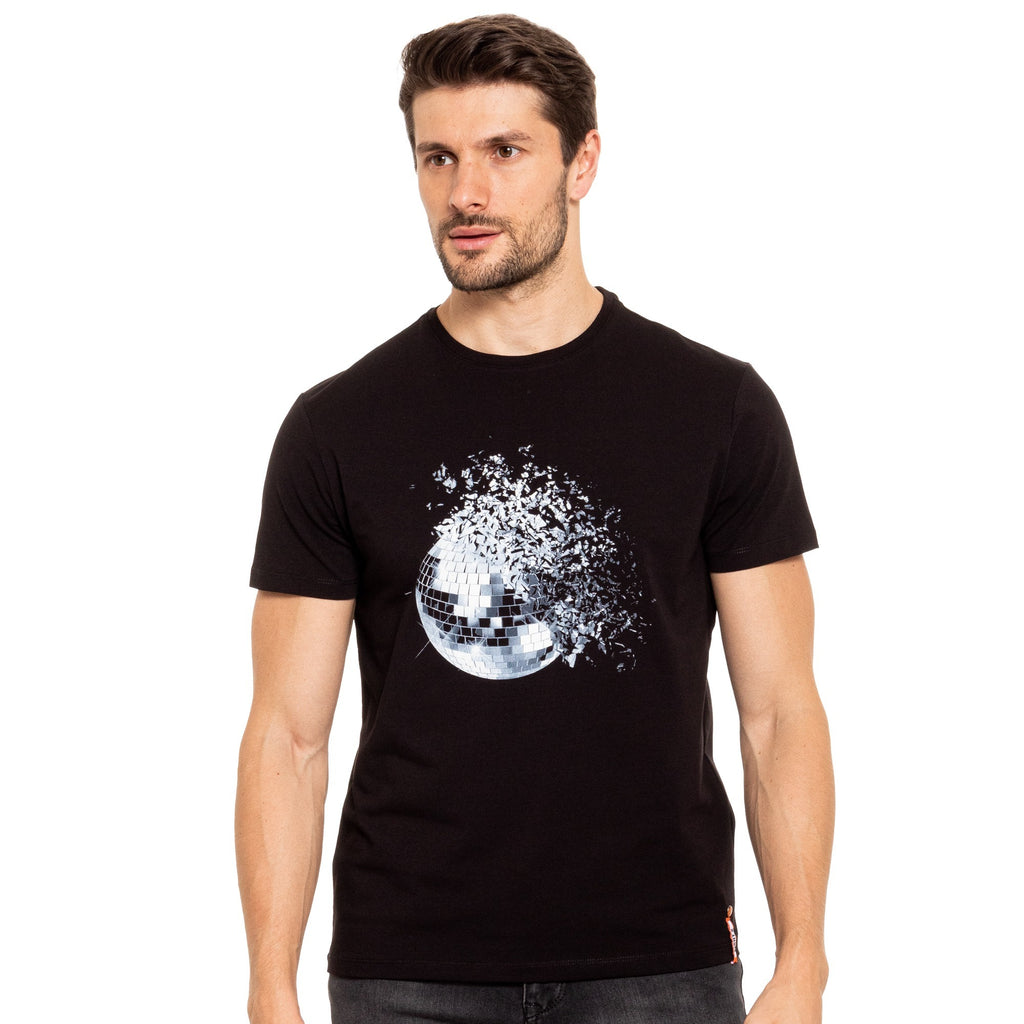 Disco Damage 8X Street T-Shirt - Black Graphic T-Shirts Eight-X BLACK S 