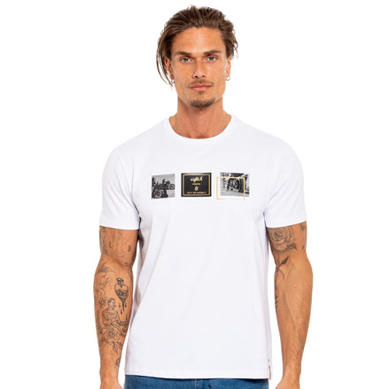 Steel Horse 8X Street T-Shirt - White Graphic T-Shirts Eight-X WHITE S