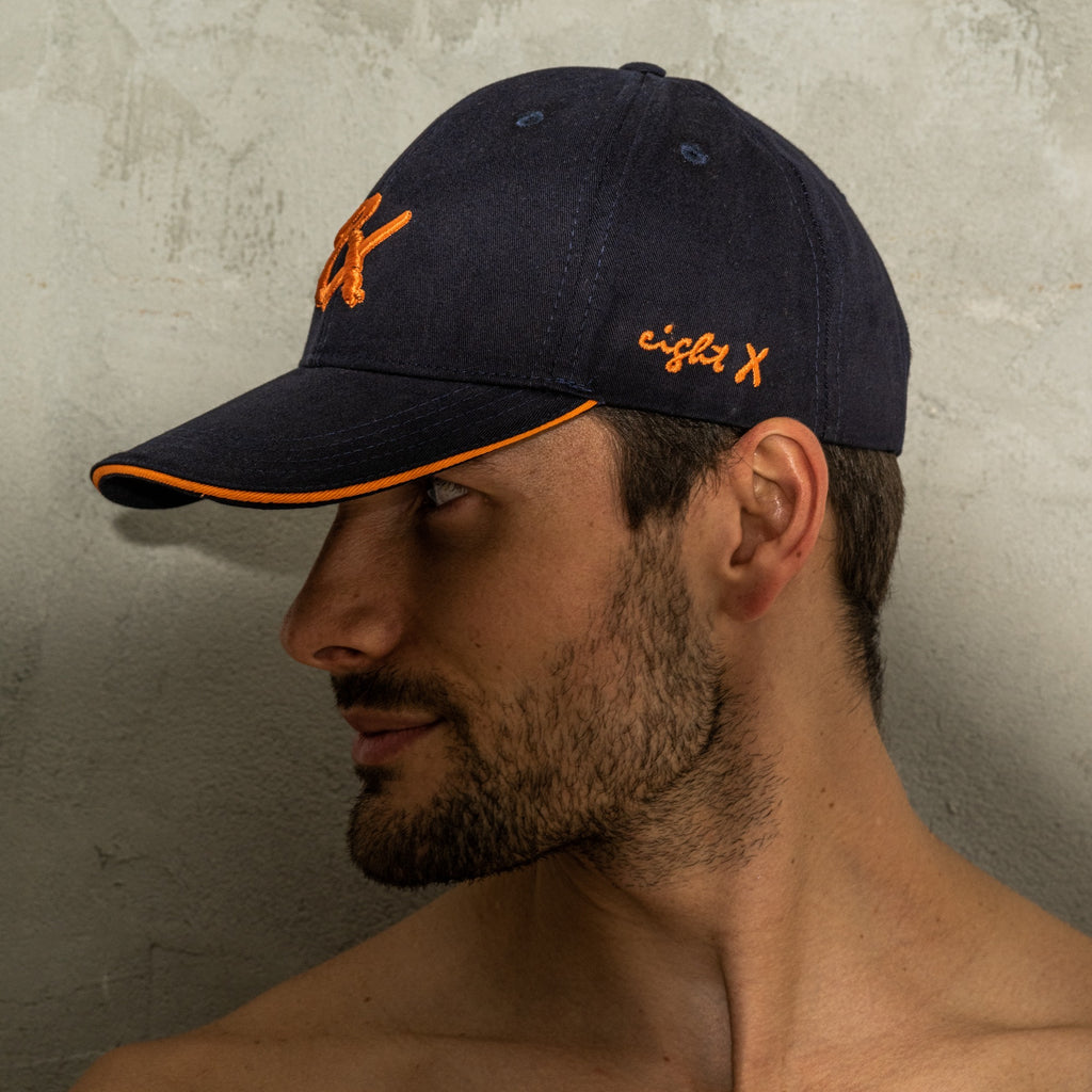 Eight X Logo Hat - Navy  Eight-X   