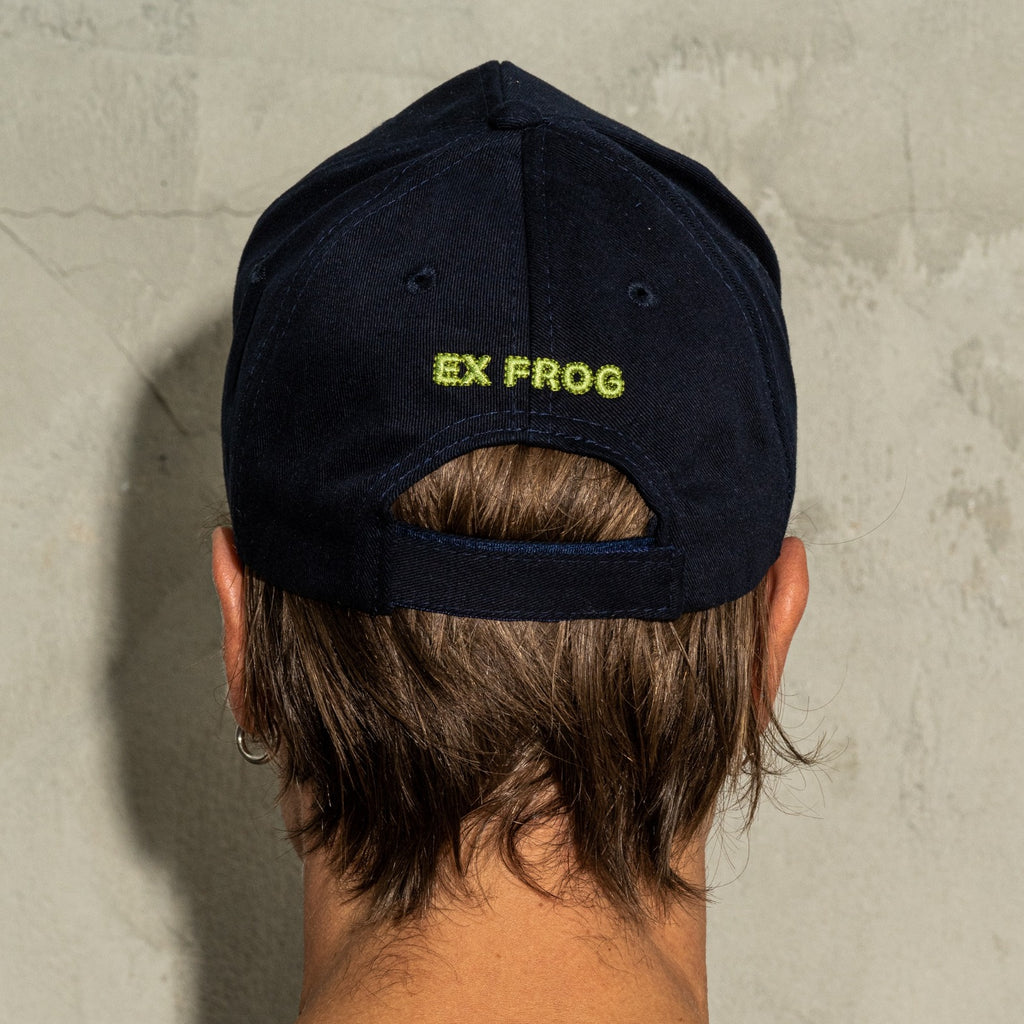 FROG Logo Hat - Navy/Green Frog  Eight-X   