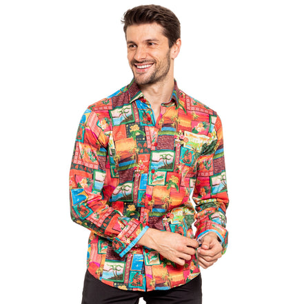Puesta de Sol Button Down Shirt Button Down Shirts Eight-X MULTI S