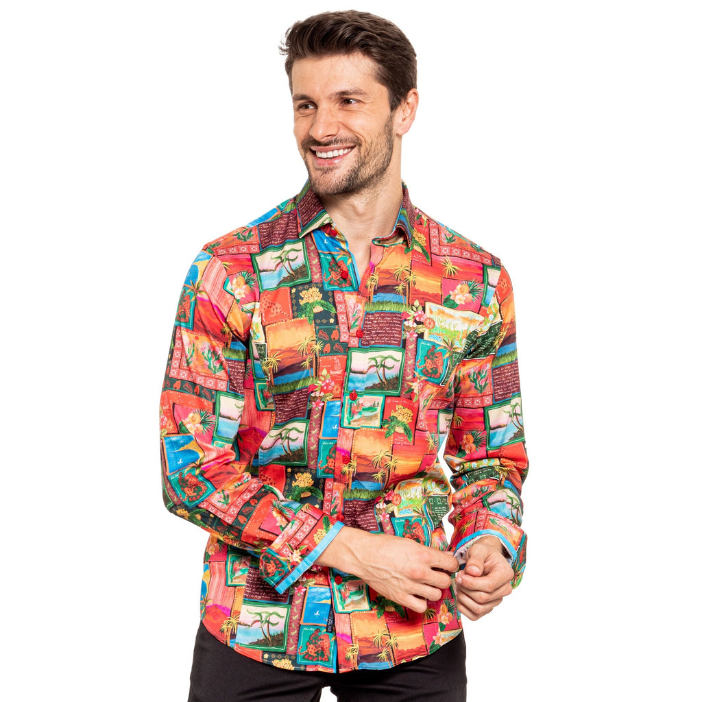 Puesta de Sol Button Down Shirt Long Sleeve Button Down Eight-X   