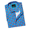 Dippin' Dots Short Sleeve Button Down Shirt Short Sleeve Eight-X