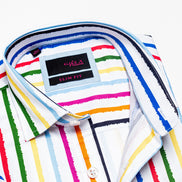 Wet Paint Short Sleeve Button Down Shirt Short Sleeve Eight-X
