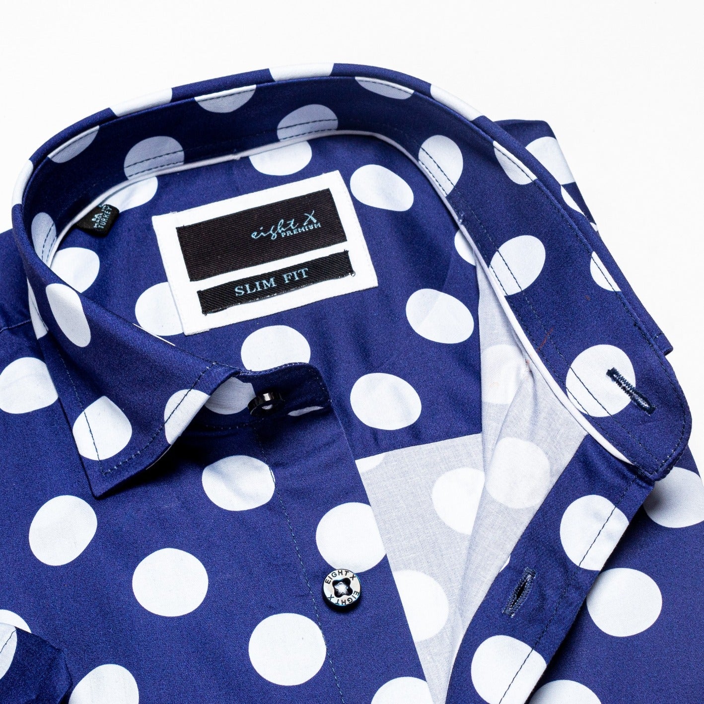 I Love Lucy Short Sleeve Button Down Shirt NAVY / XL I Love Lucy Short Sleeve Button Down Shirt NAVY / XL