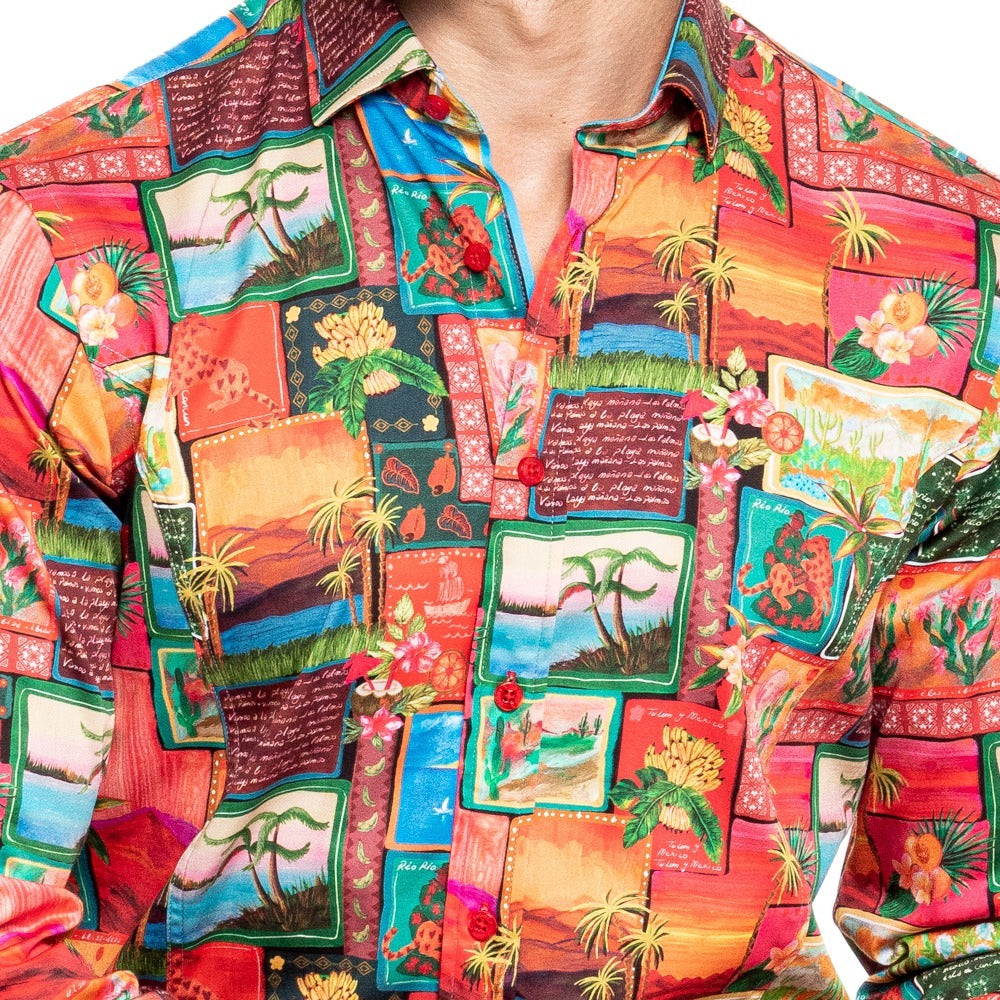 Puesta de Sol Button Down Shirt Button Down Shirts Eight-X