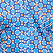 Dippin' Dots Short Sleeve Button Down Shirt Short Sleeve Eight-X