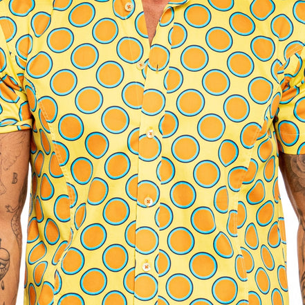 Eternal Sunshine Short Sleeve Button Down Shirt Short Sleeve Eight-X