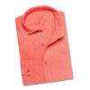 Linen Button Down Shirt - Coral Button Down Shirts Eight-X