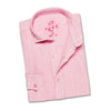 Linen Button Down Shirt - Light Pink Button Down Shirts Eight-X